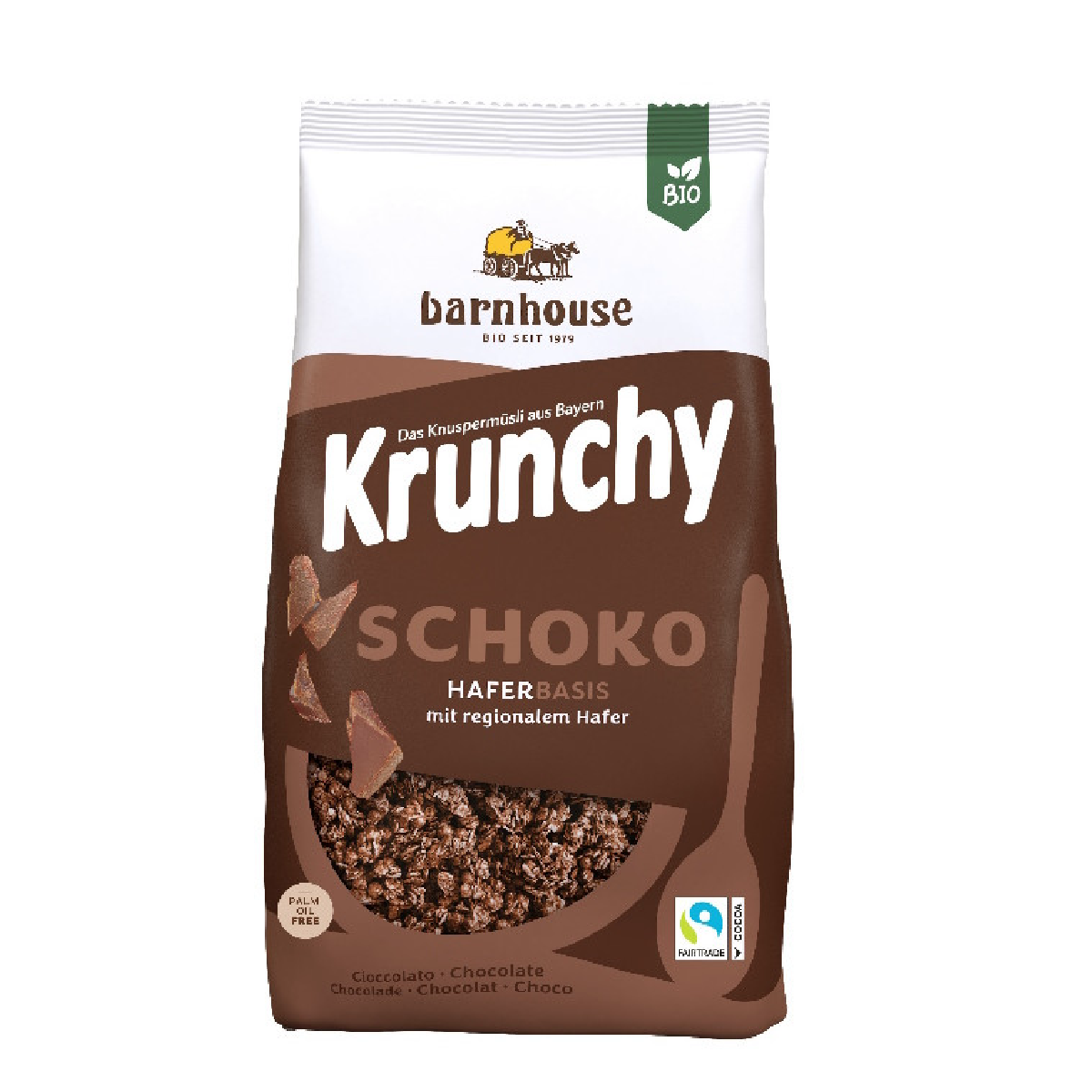 Müsli Krunchy Chocolate BIO Barnhouse Familienpackung 1,25 kg