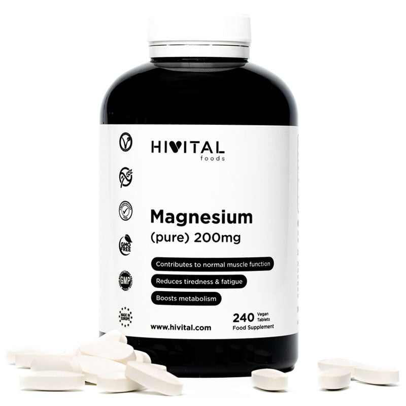 Magnesium 200 mg Magnesium Citrate Hivital 240 tablets