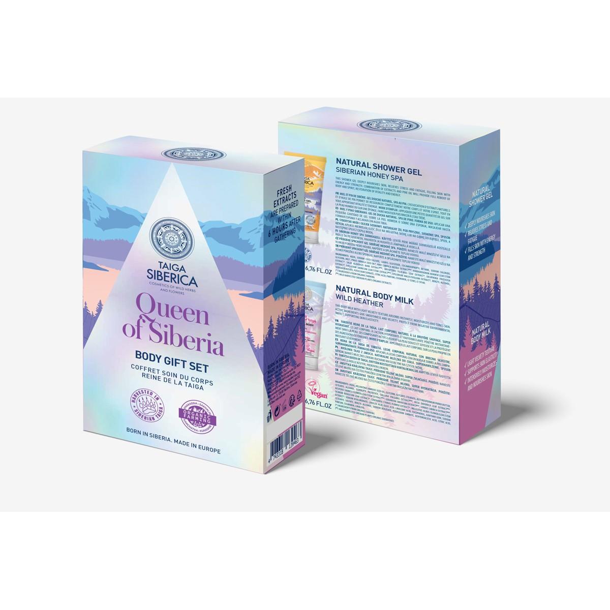 Cadeauset voor het lichaam Reina de la Taiga Natura Siberica