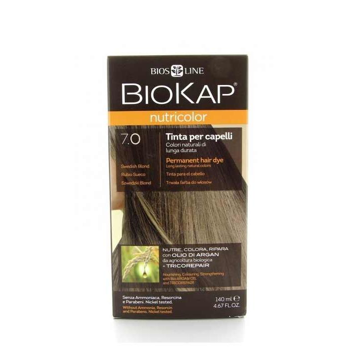 Teinture blond moyen Dye 7.0 Biokap 140 ml