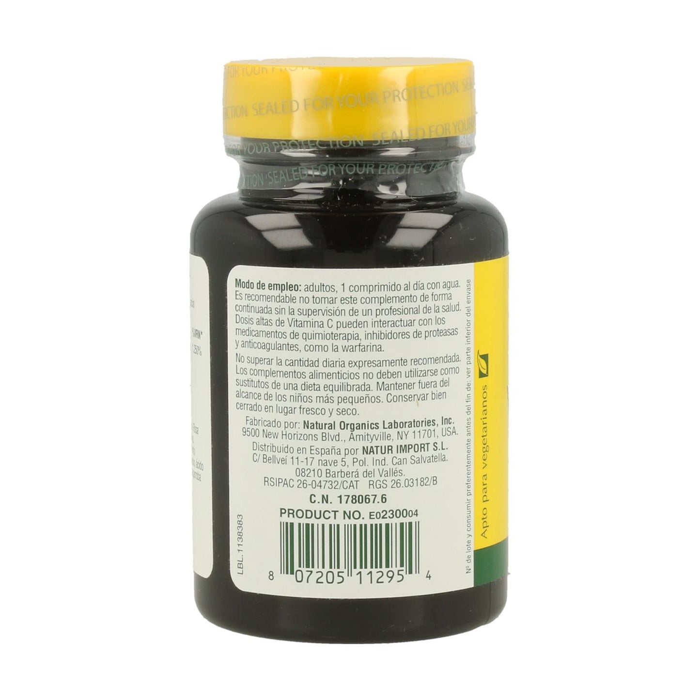 Vitamin C 1000 mg Nature's Plus 60 Tabletten