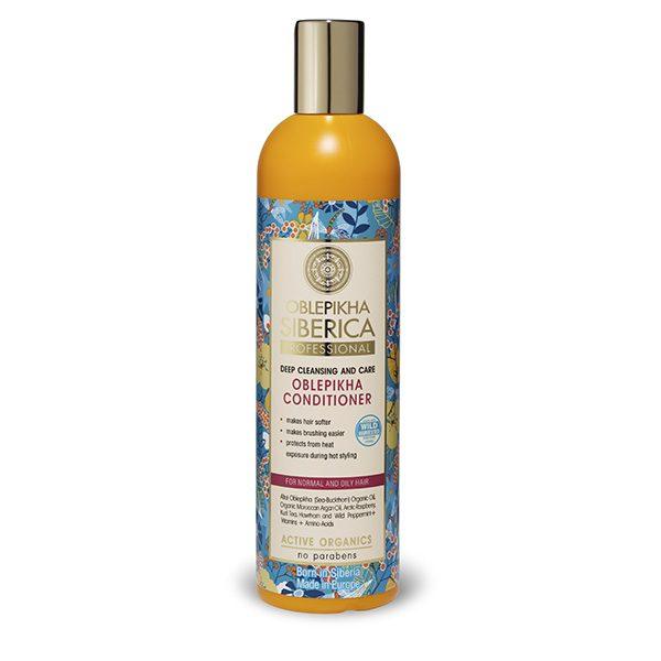 Après-shampoing Oblepikha pour cheveux normaux et gras, 400 ml