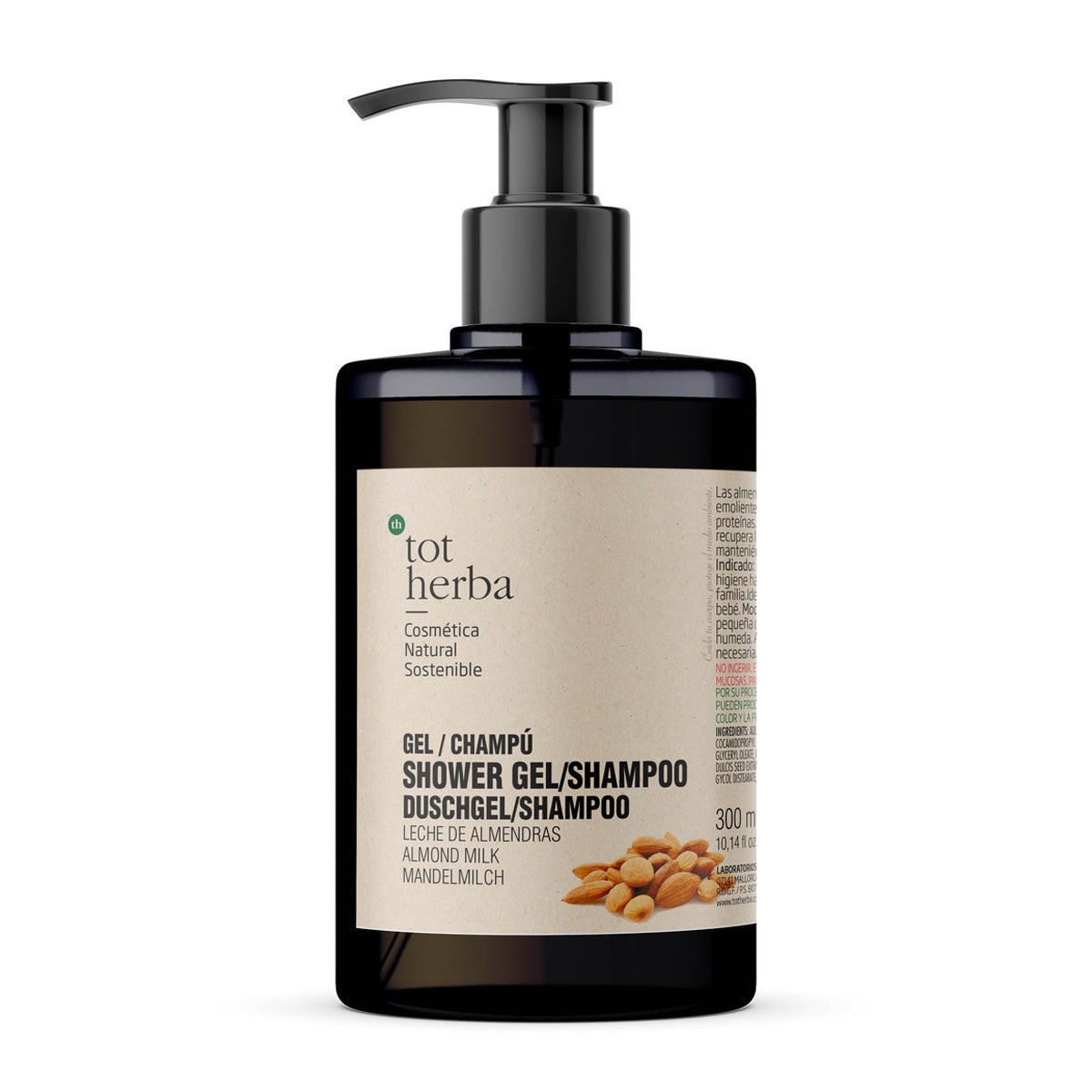 Schampogel med mandelmjölk, Tot Herba, 300 ml