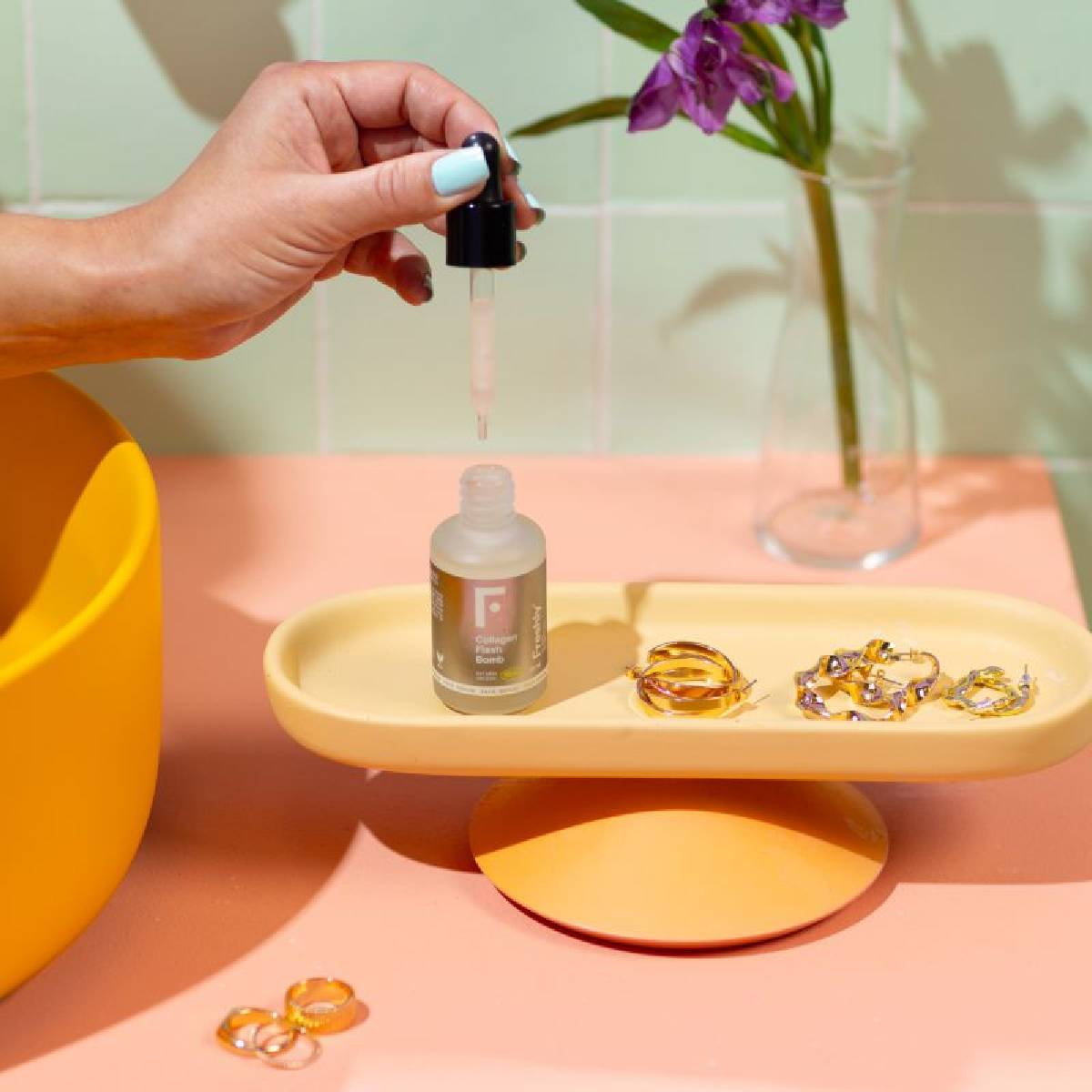 Confezione da 2 pompe flash al collagene Freshly 30 ml