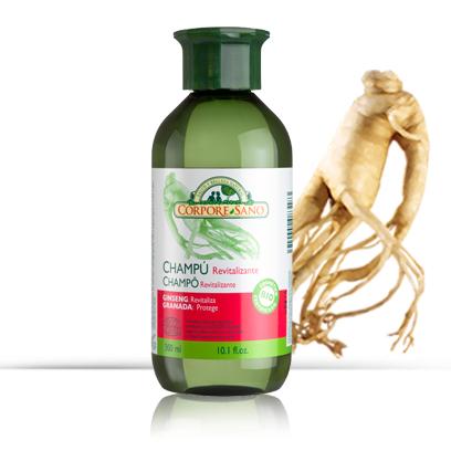 Revitaliserende shampoo met ginseng en granaatappel Corpore Sano 300 ml