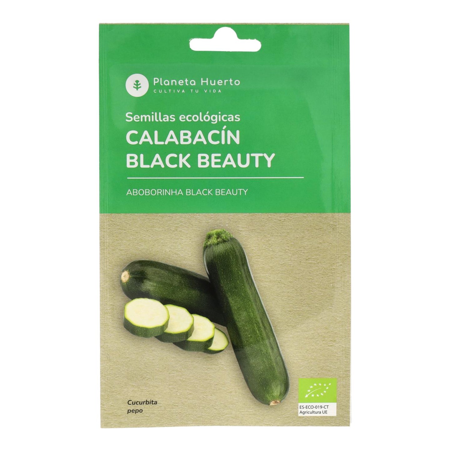 Organiczne nasiona cukinii Black Beauty Planeta Huerto