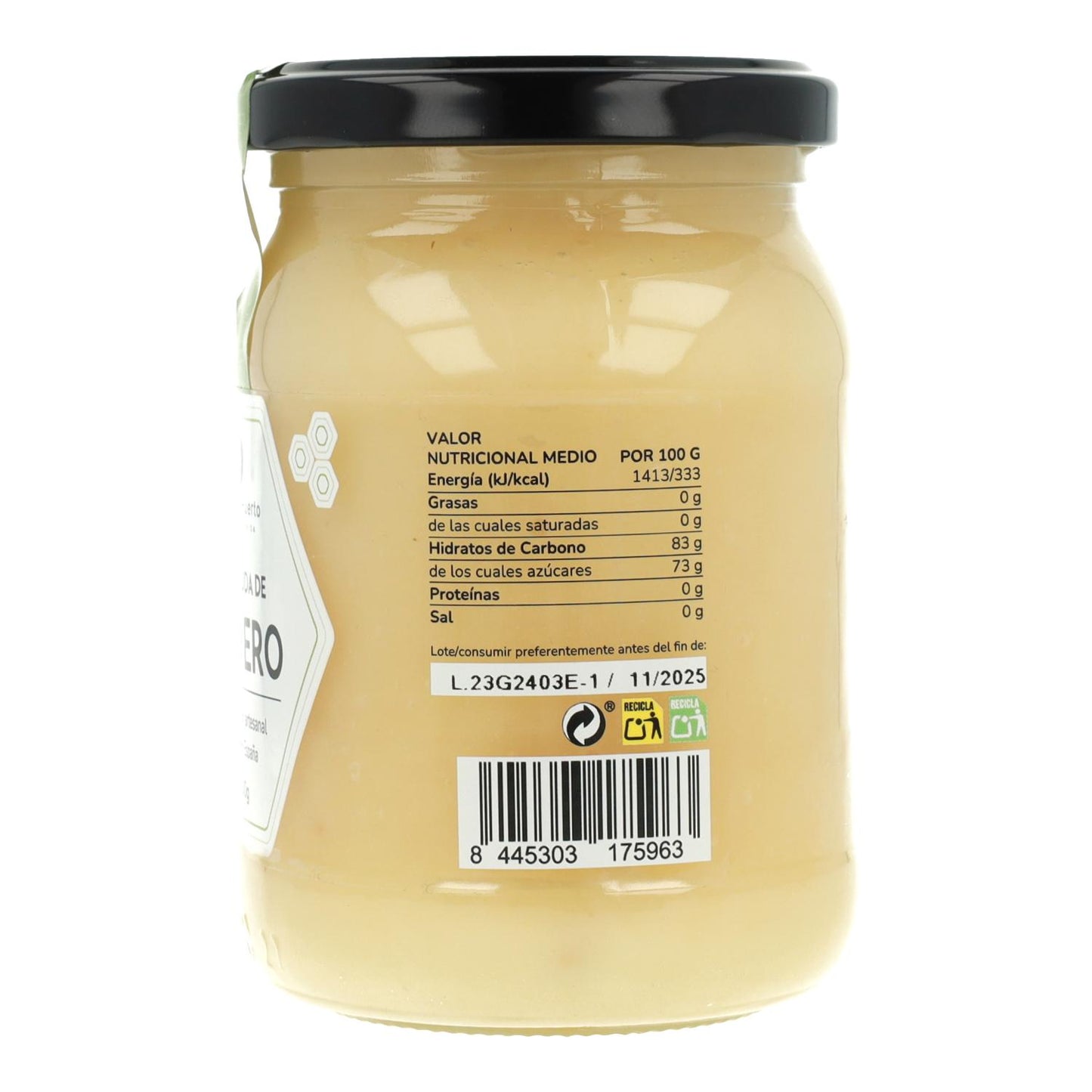 Rauwe rozemarijnhoning Planeta Huerto 500 g