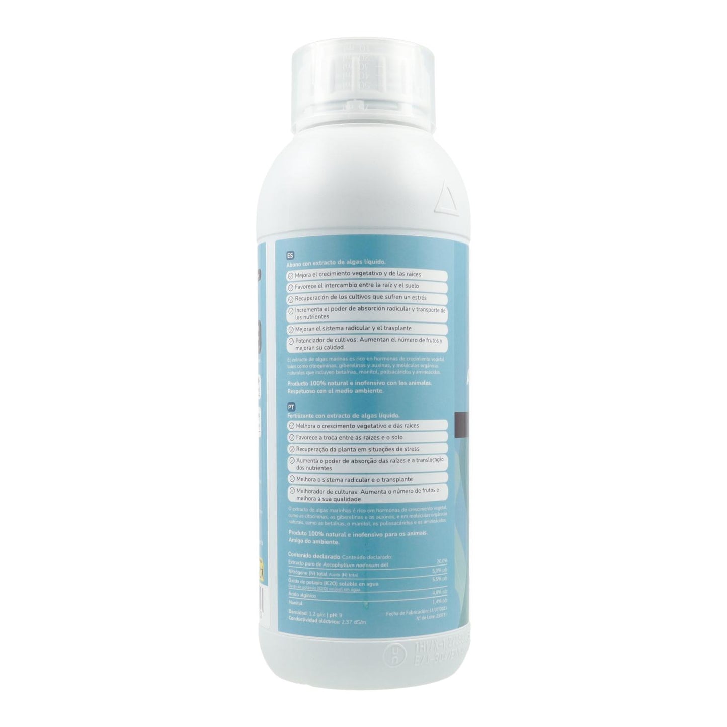 Concime liquido a base di alghe Planeta Huerto 1 l