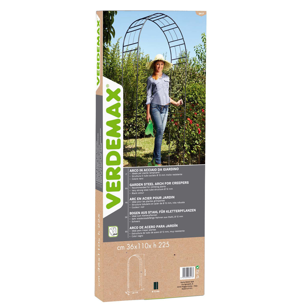 Arco decorativo de acero Verdemax