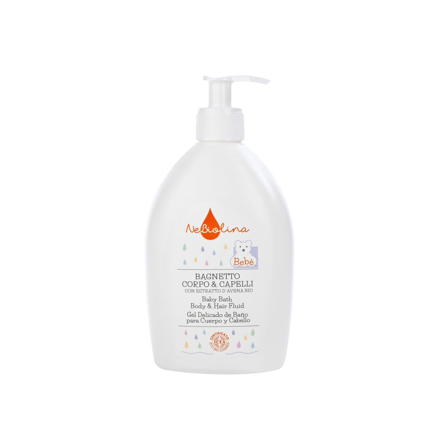 Gel e shampoo per bambini NeBiolina 500 ml