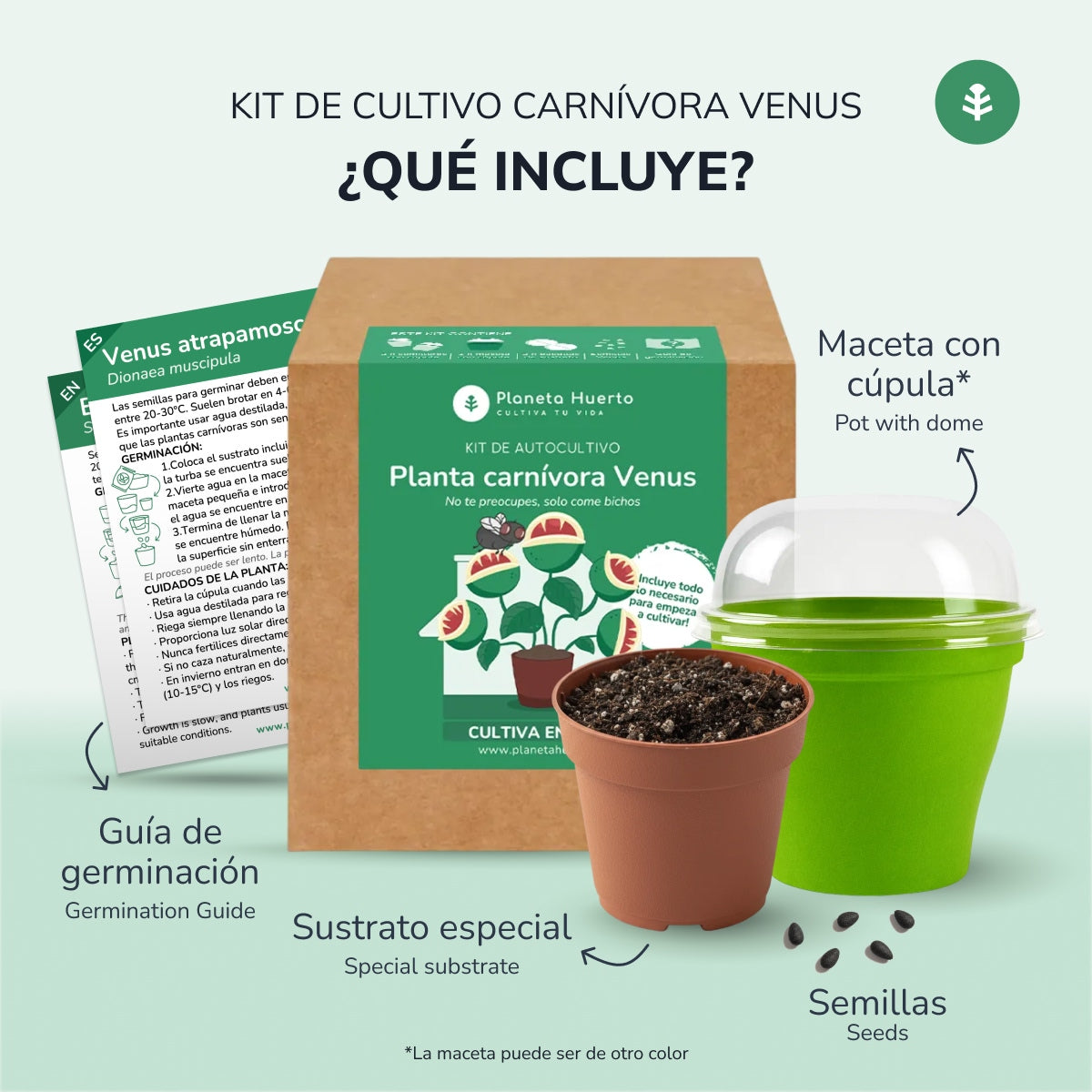 Self-cultivation kit Venus flytrap carnivorous plant Garden planet