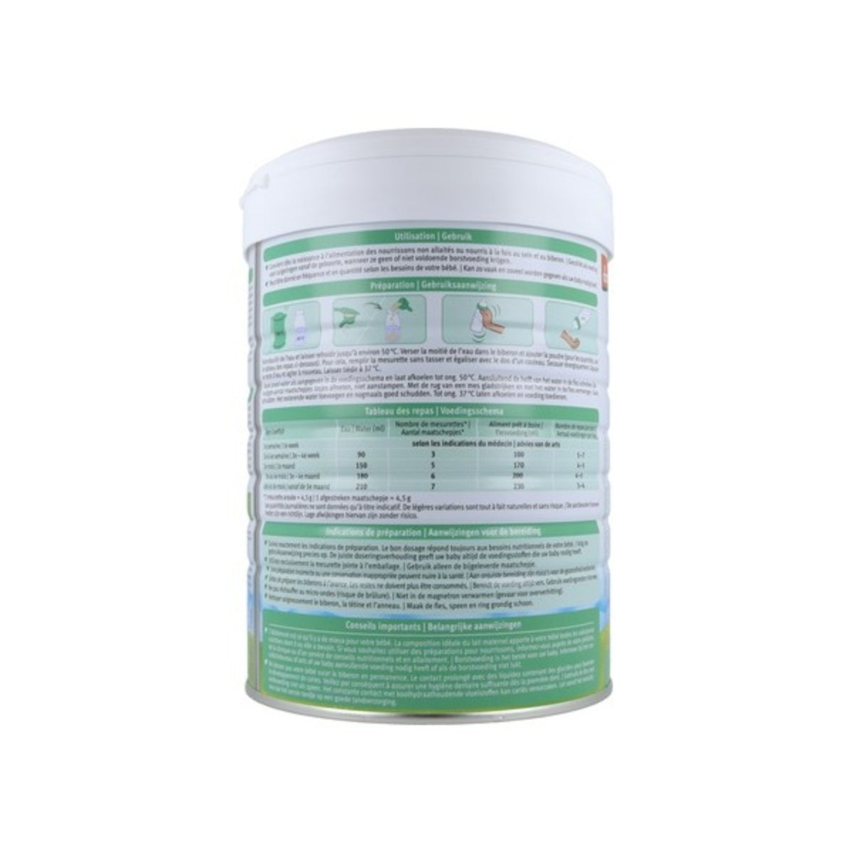 Latte di capra per neonati 1 (LATTINA), Holle, 800 g