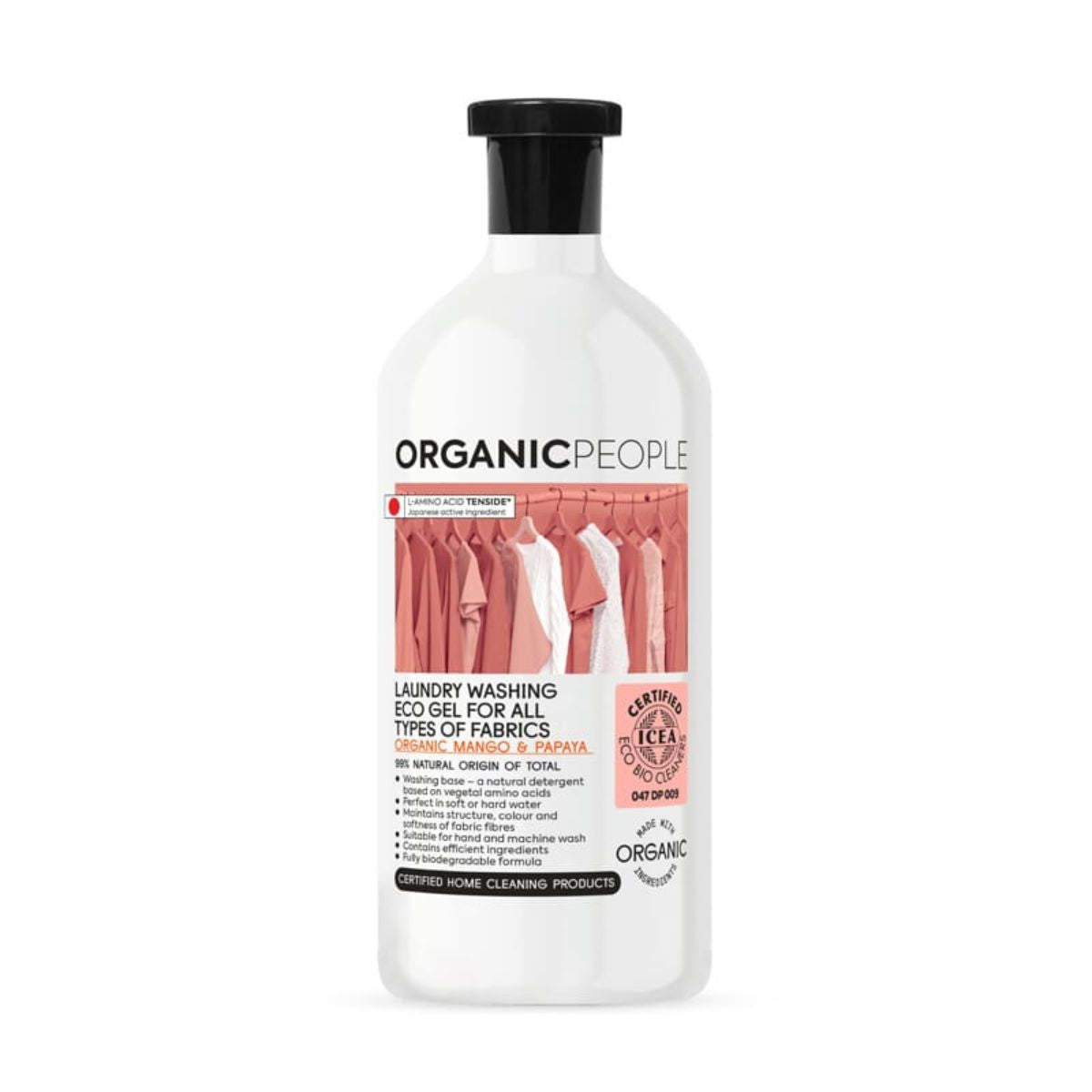Detergente liquido ECO Mango e Papaya biologici, Organic People, 1000 ml