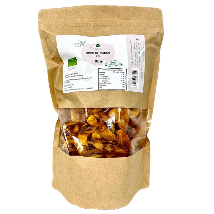 Unsweetened mango strips ECO Planeta Huerto 800 g