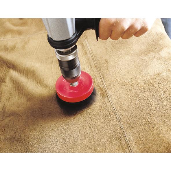 Wolfcraft 2713000 - 1 polijstborstel met zachte haren, ronde steel Ø 6 mm Ø 80 mm