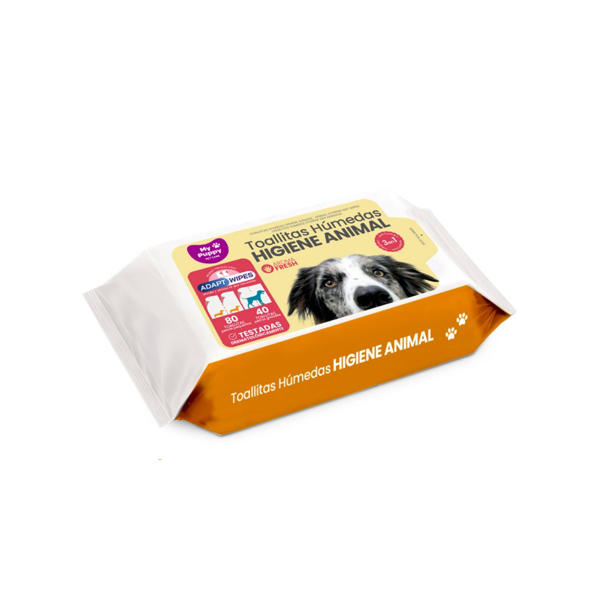 Toallitas Húmedas Higiene Animal My Puppy, Salustar, 80/40 uds