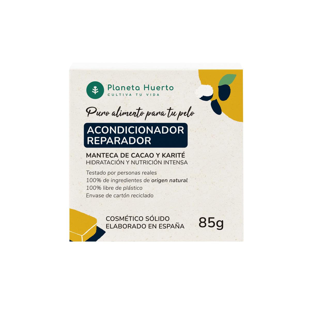 Herstellende vaste conditioner Planeta Huerto 85 g