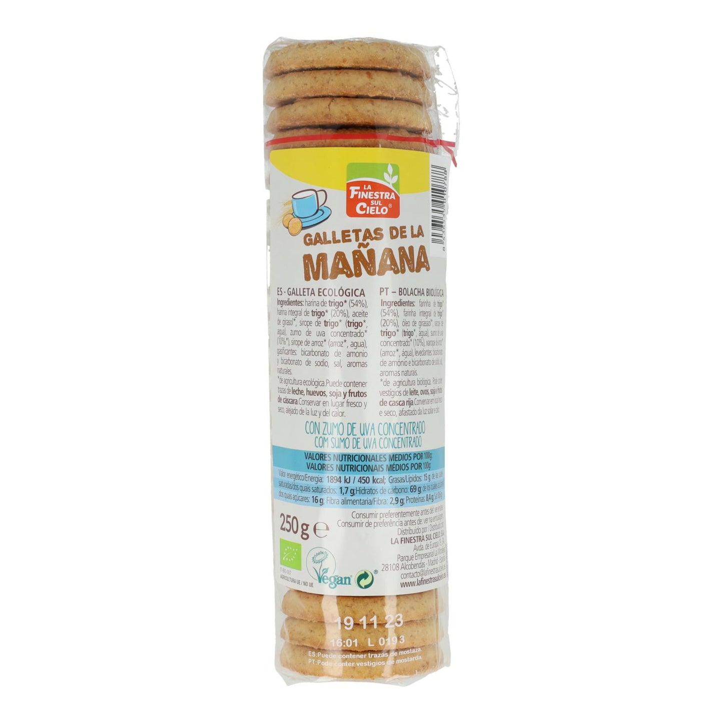Biscuits du matin « Buon Giorno » La Finestra Sul Cielo 250 g