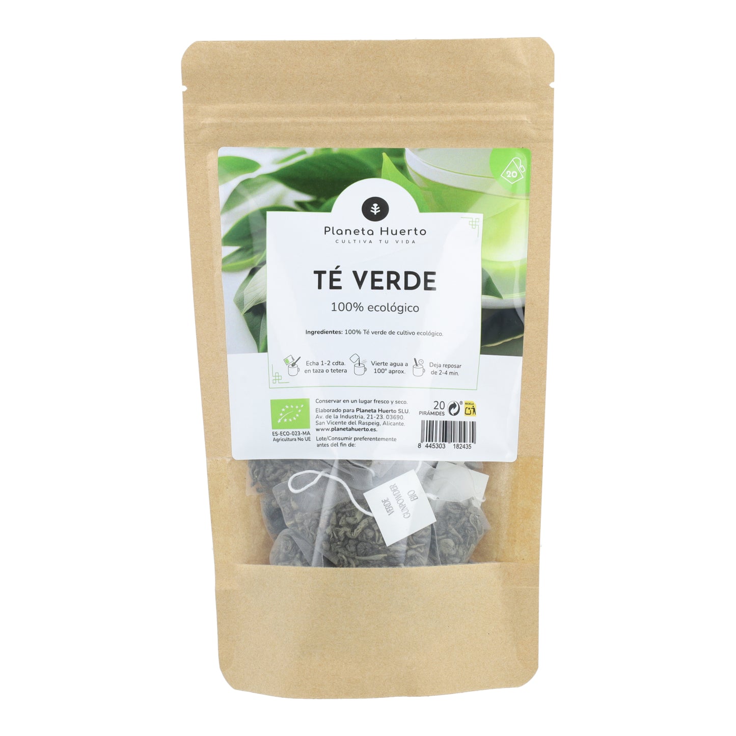 Green Tea Gunpowder ECO Planet Orchard 20 pyramids