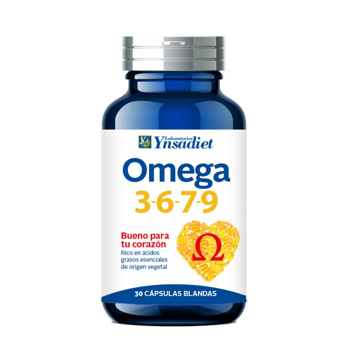 Oméga 3-6-7-9 perles 1400 mg Ynsadiet 30 gélules