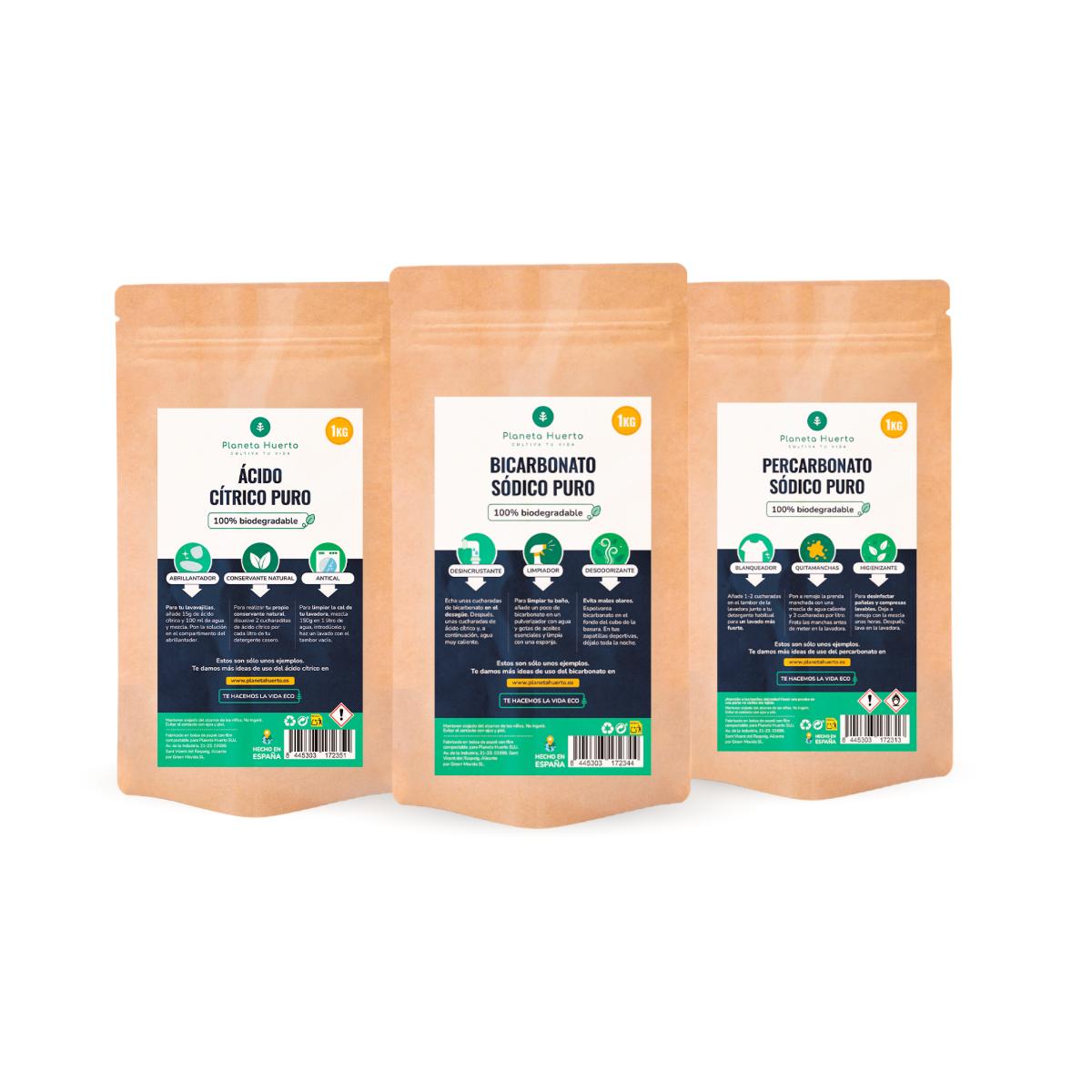 Haushaltsreinigungspackung (1 kg Format) Zero Waste Planeta Huerto