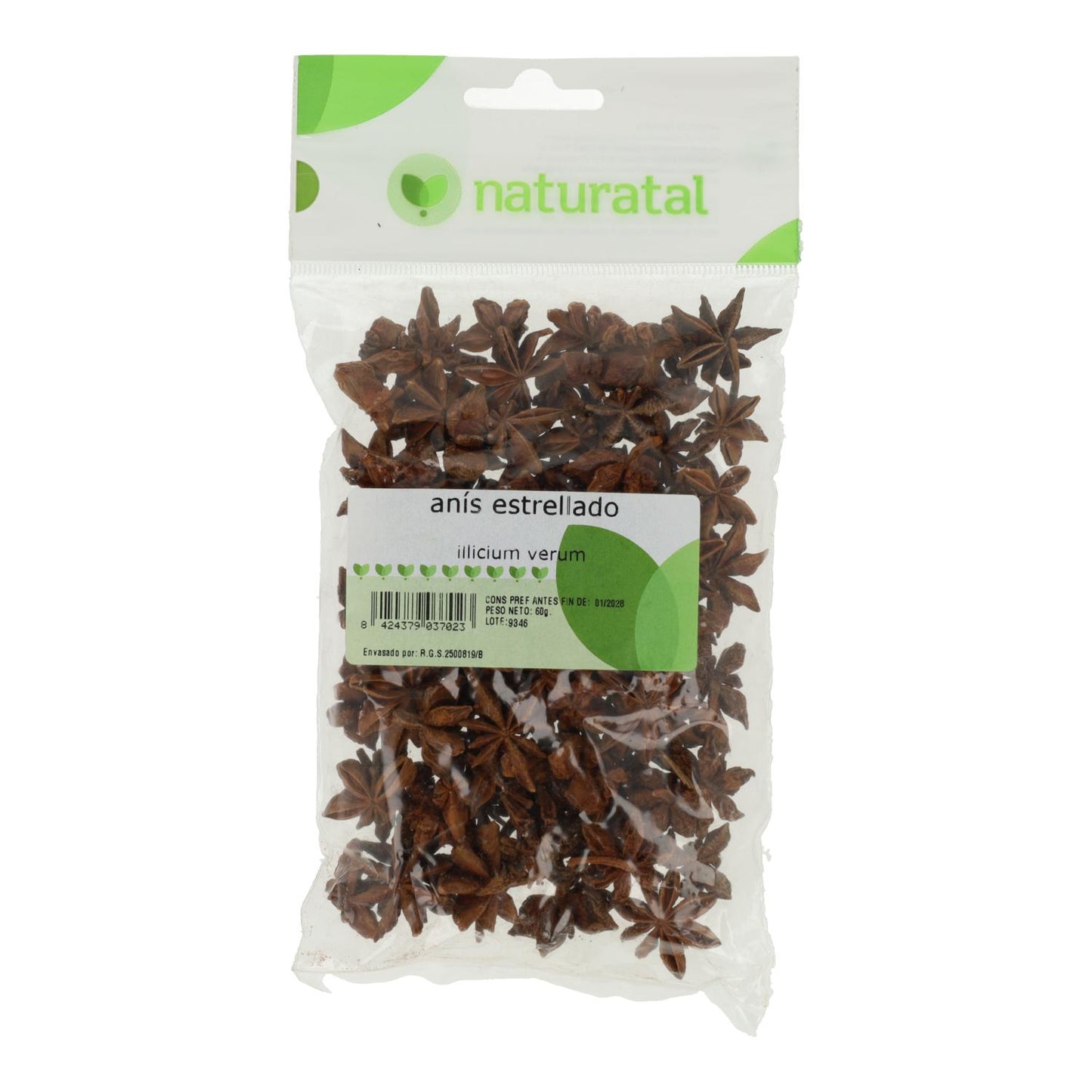 Sternanis (Illicium Verum) Naturatal 60 g