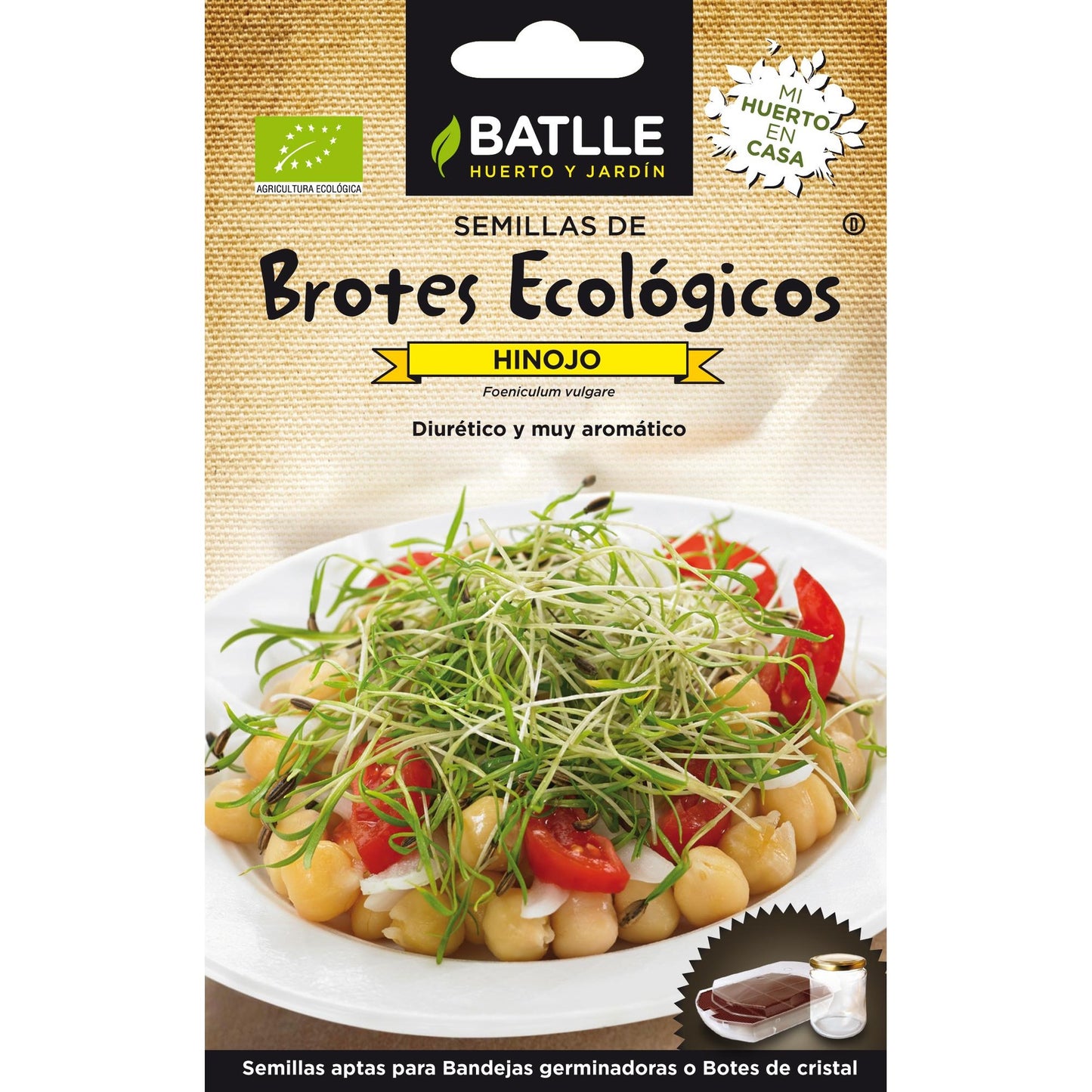 Semi di finocchio biologici per germogli Batlle