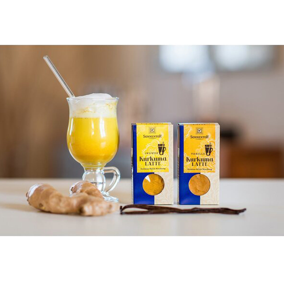 Kurkuma Latte imbir Sonnentor puszka 60 g