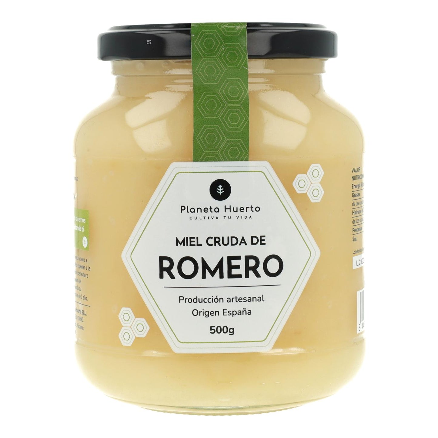 Rauwe rozemarijnhoning Planeta Huerto 500 g