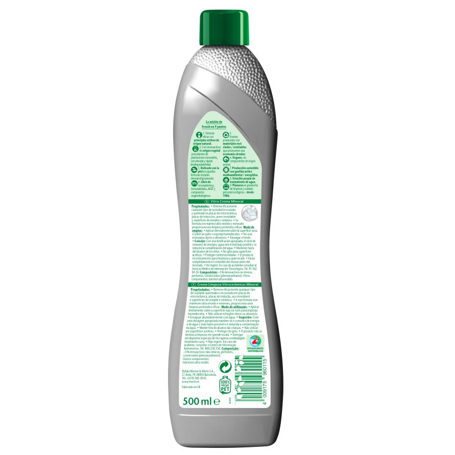 Eco Frosch Mineral-Based Vitro Cleaning Cream 500 ml