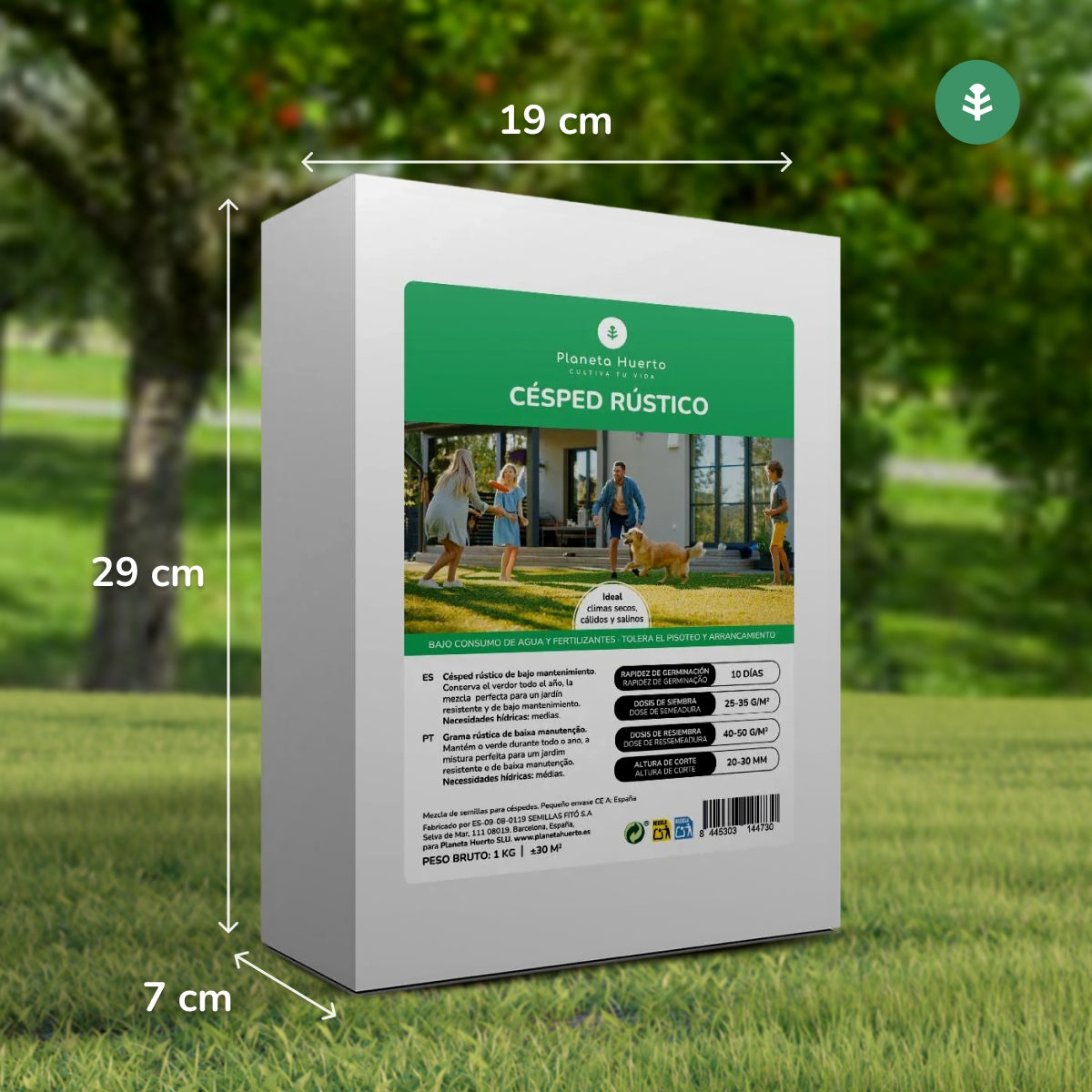 Planeta Huerto Rustika gräsfrön 1 kg