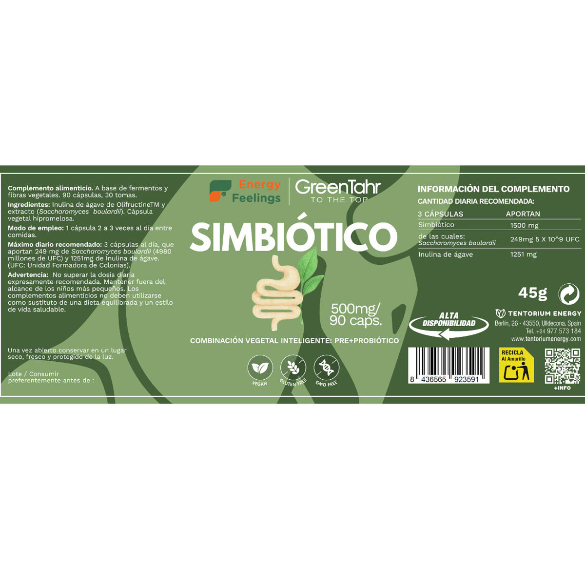 Simbiotico Energy Feelings 90 capsules