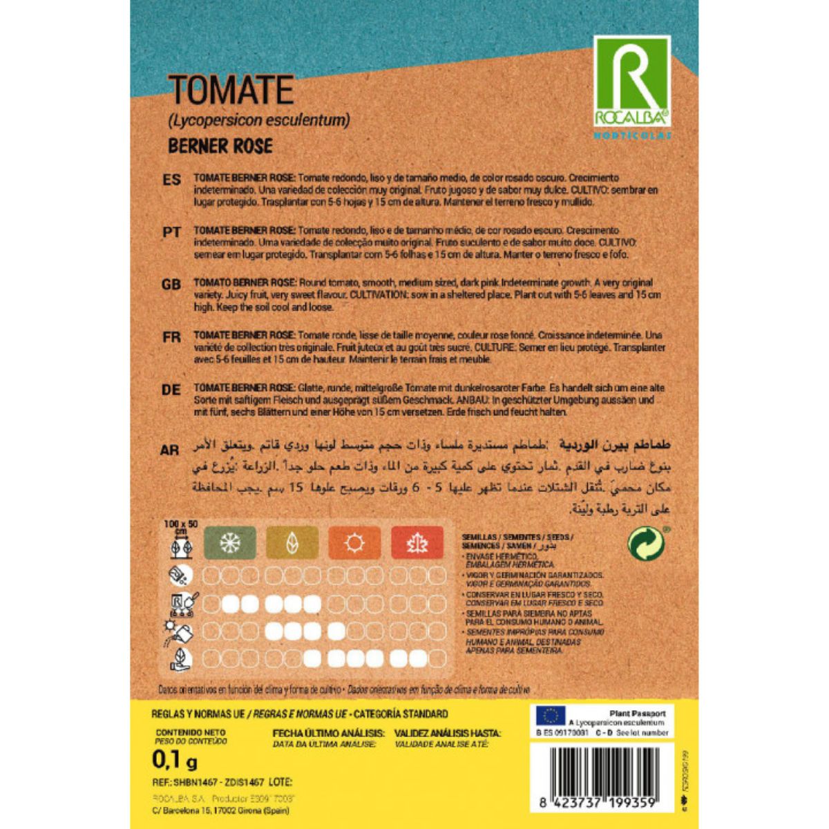 Samen für rosa Berner Tomaten