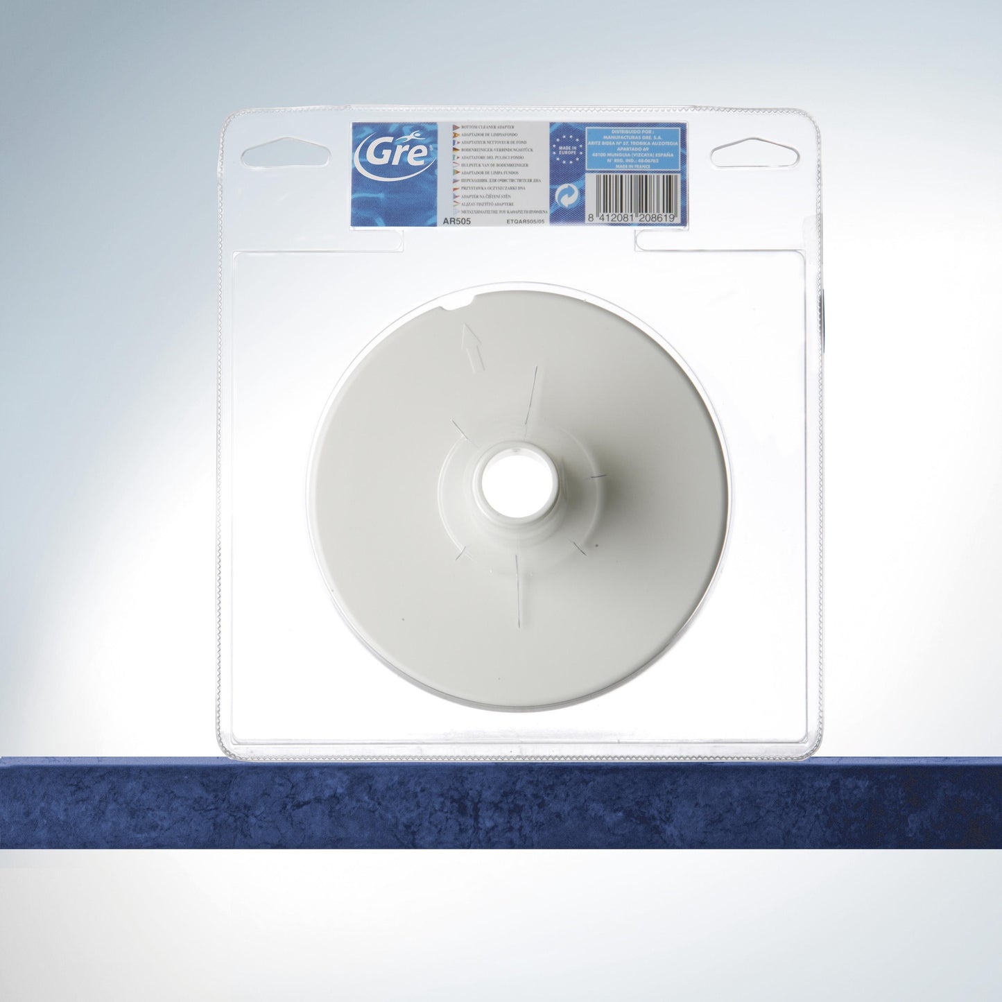 Adattatore per pulitore Skimmer Standard Gre