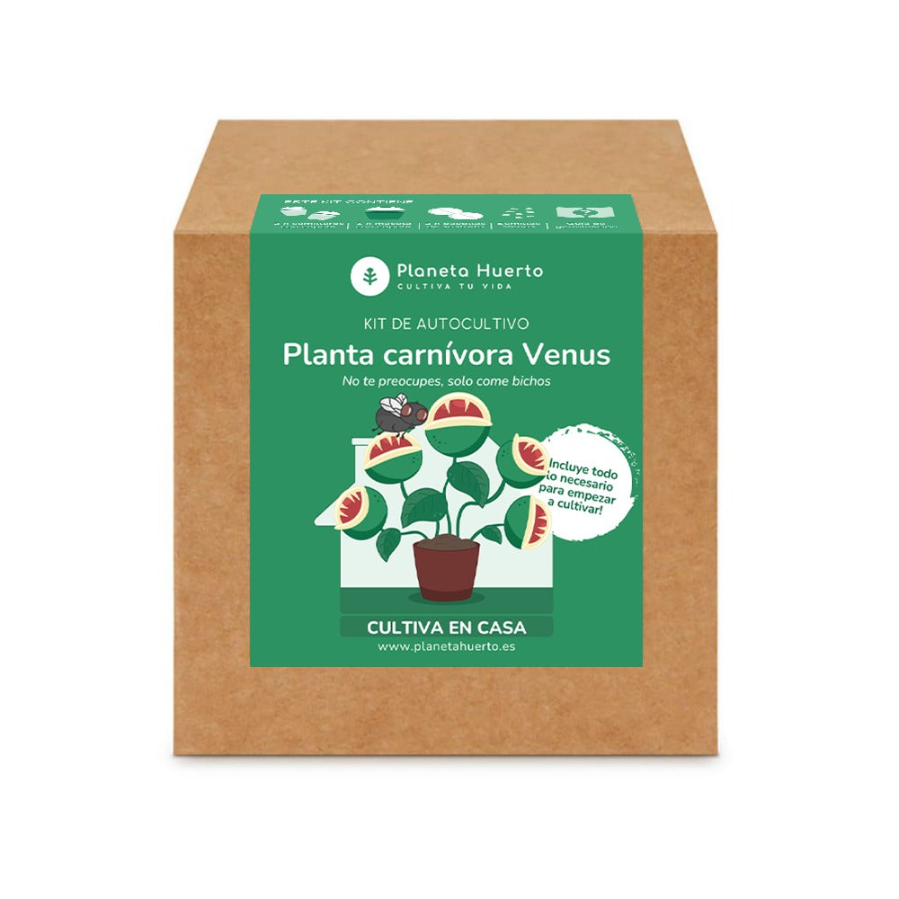 Självodlingssats Venus flytrap köttätande växt Garden planet