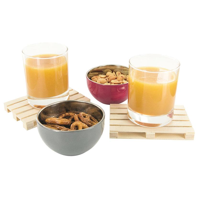 Underlägg av träpallar 4 st