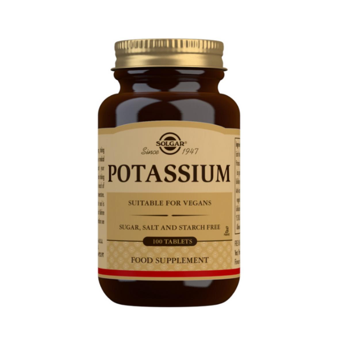 Gluconato di potassio 100 compresse da 99 mg Solgar