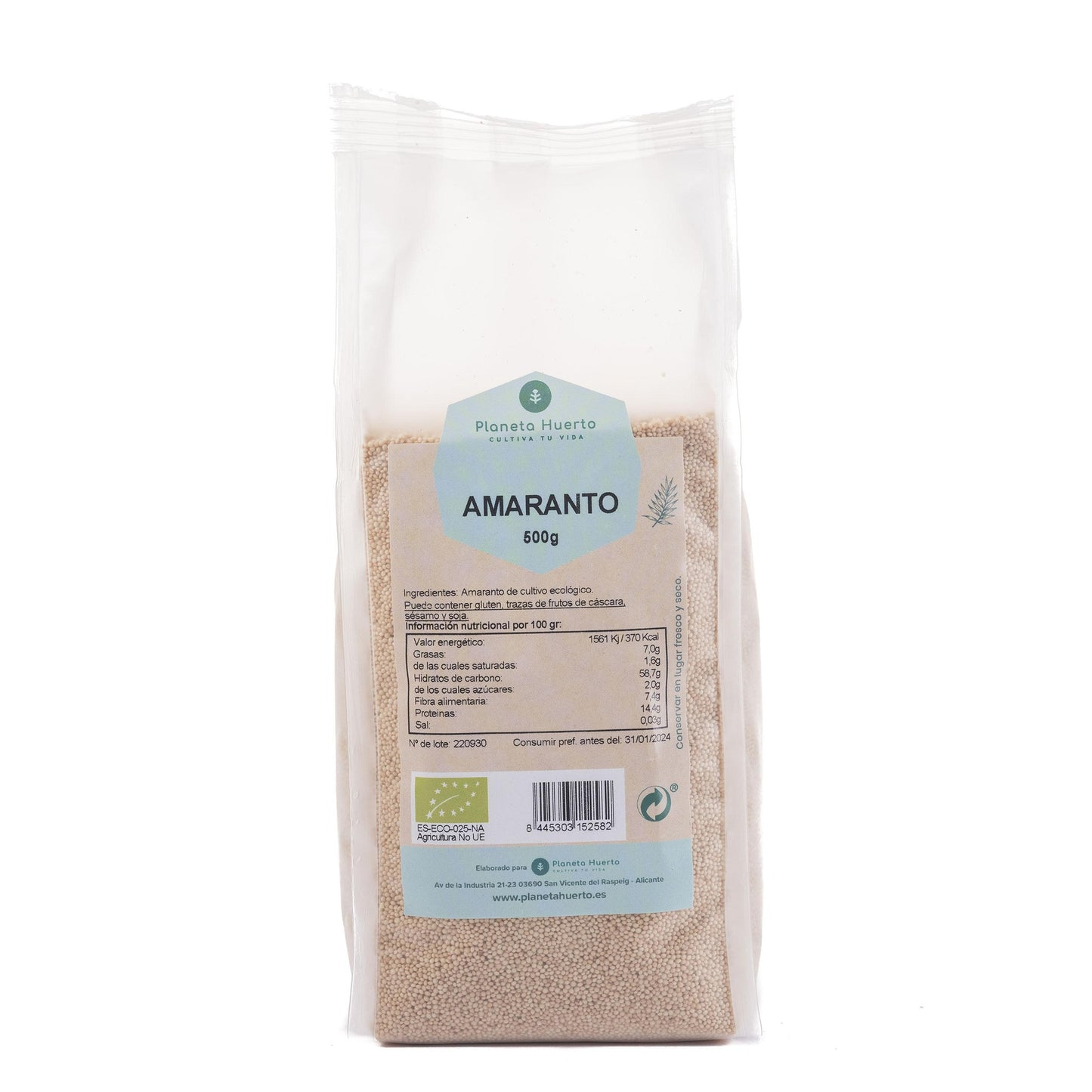 Korrel amarant ECO Planeta Huerto 500 g