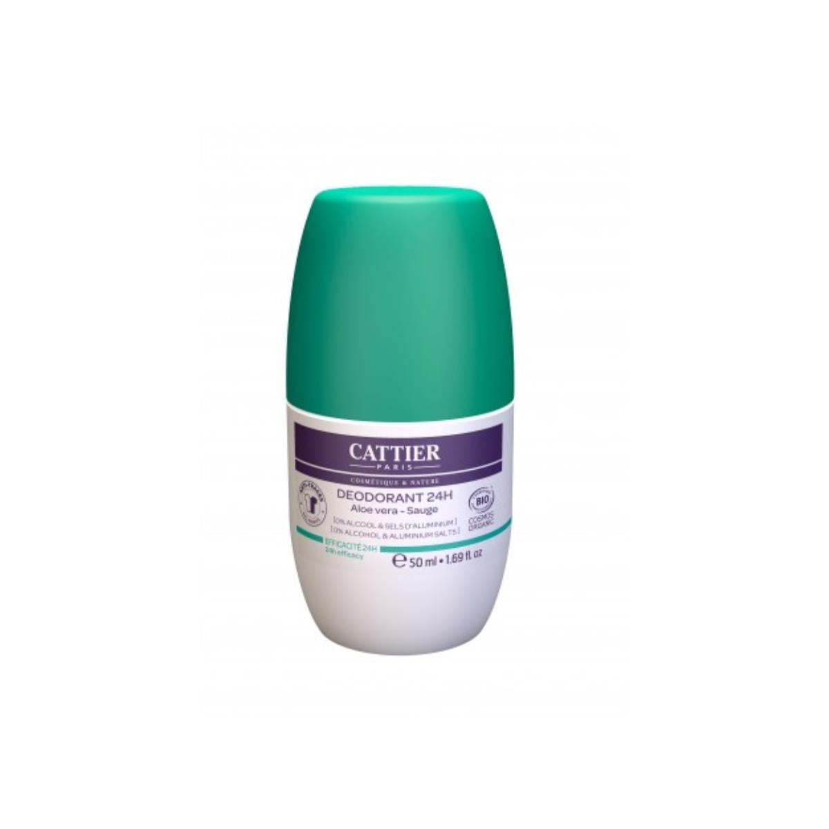 Cattier 24-hour roll-on deodorant 50 ml