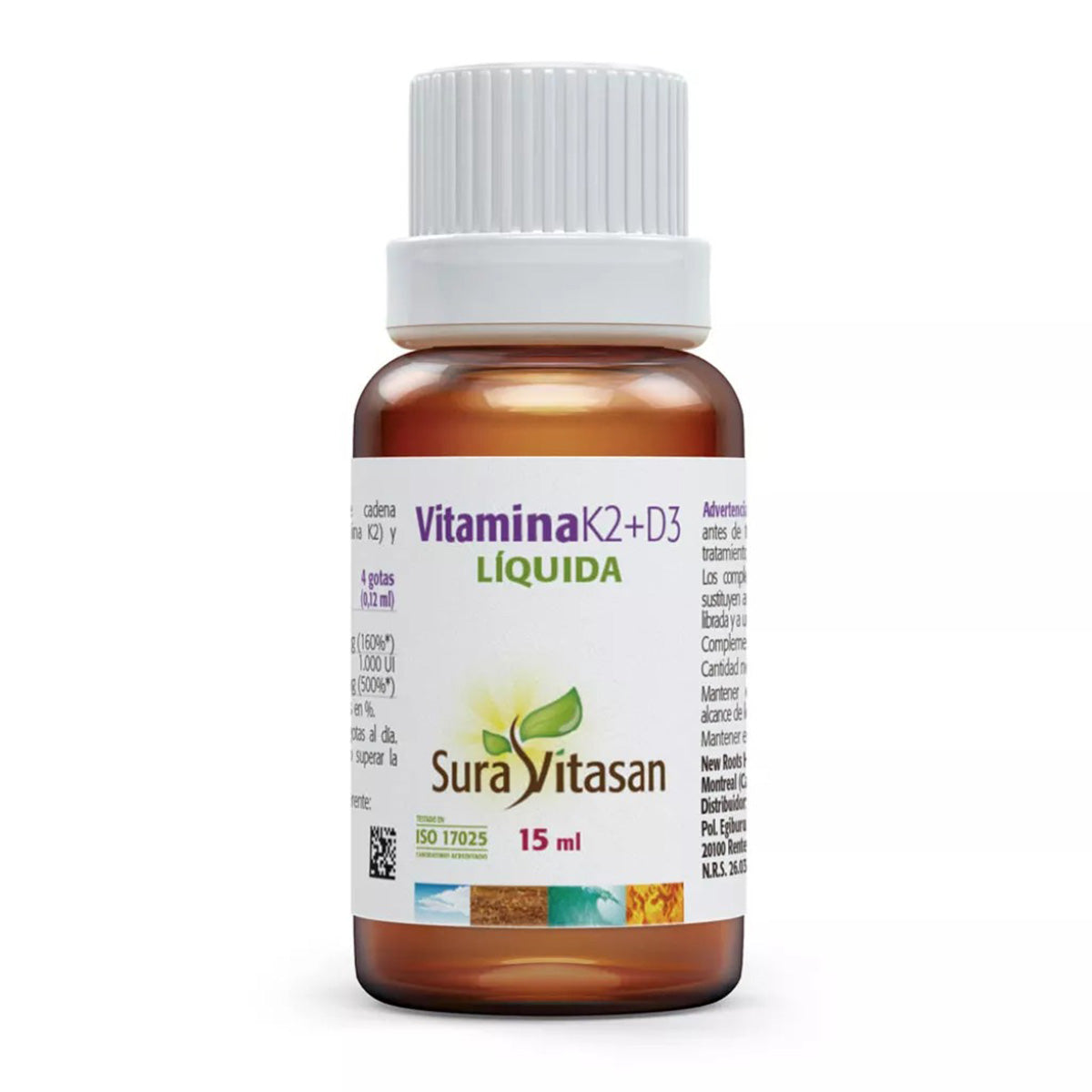 Vitamin K2+D3, Sura Vitasan, 15 ml