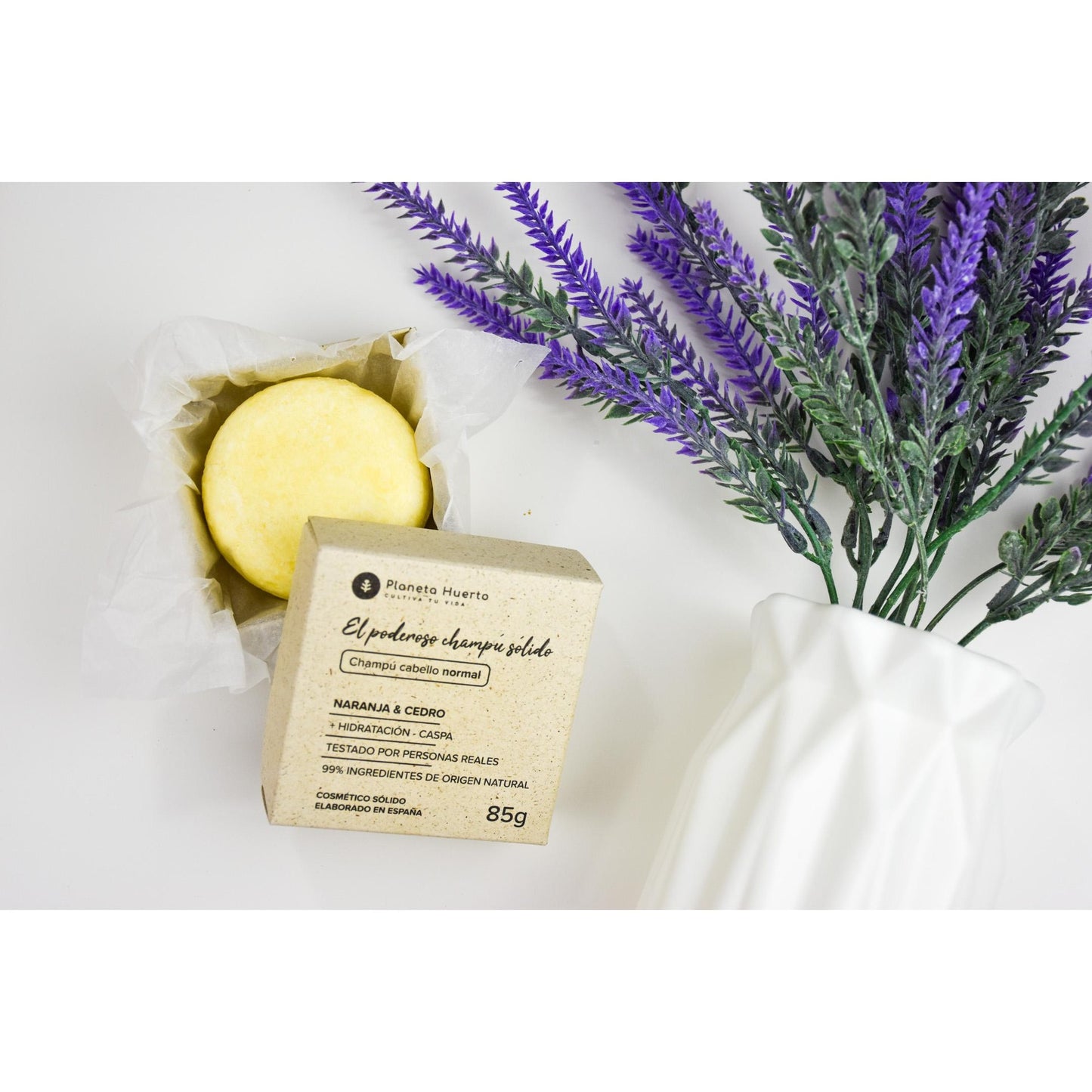 Planeta Huerto Sinaasappel en Ceder Shampoo voor normaal haar 85 g