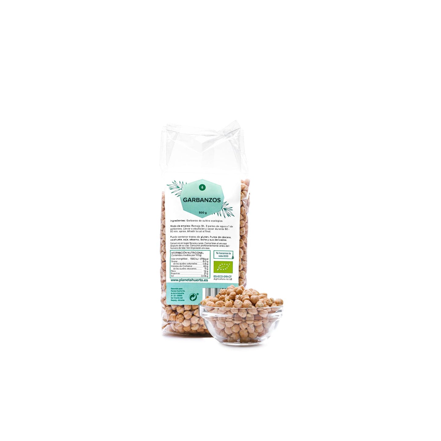 Kichererbsen ECO Planeta Huerto 500 g