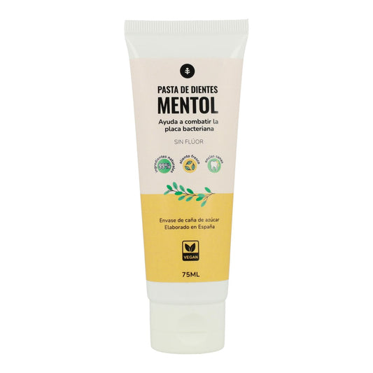 Toothpaste without fluoride Menthol Planeta Huerto 75 ml