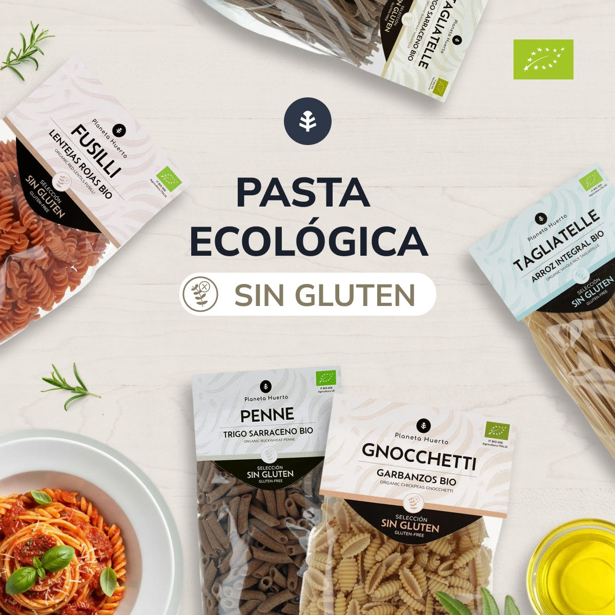 Glutenfria linspasta ECO Planeta Huerto 250 g