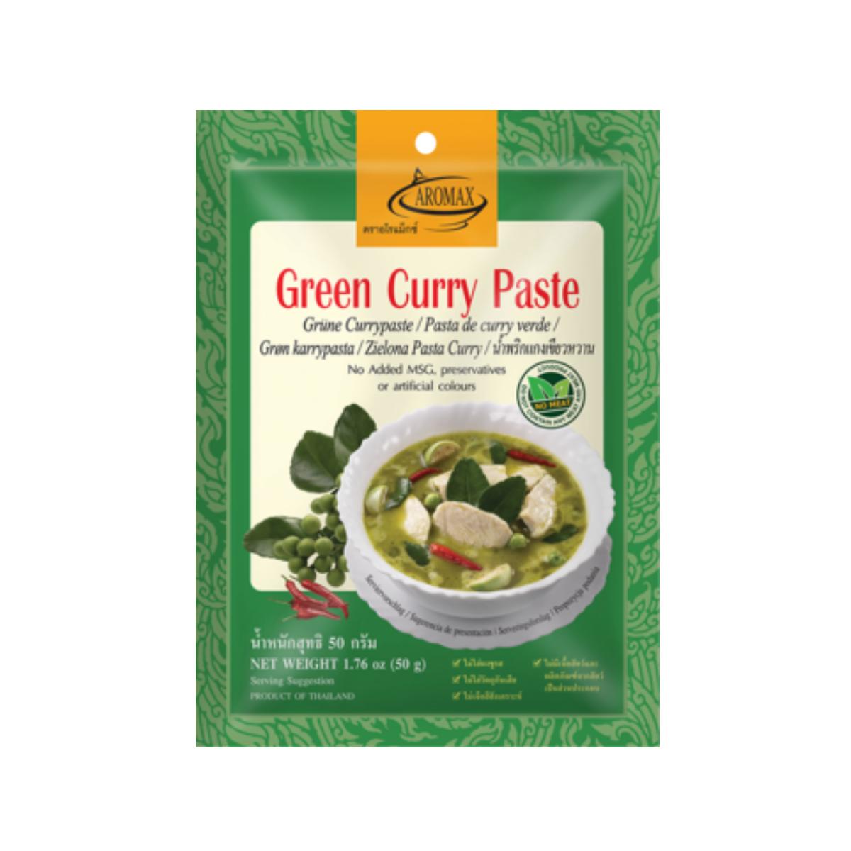 Pasta de Curry, Verde Aromax 50 g