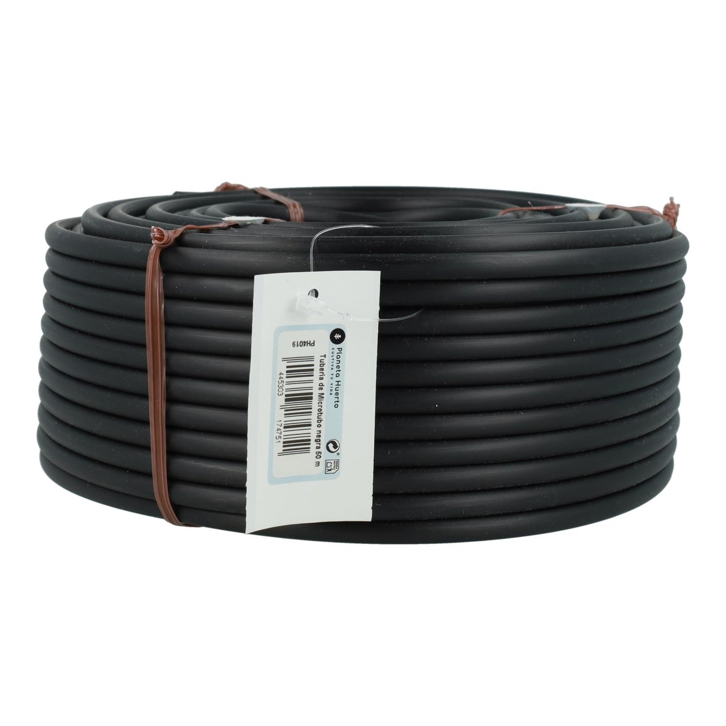 Microtubo nero Ø 4 mm Planeta Huerto 50 m