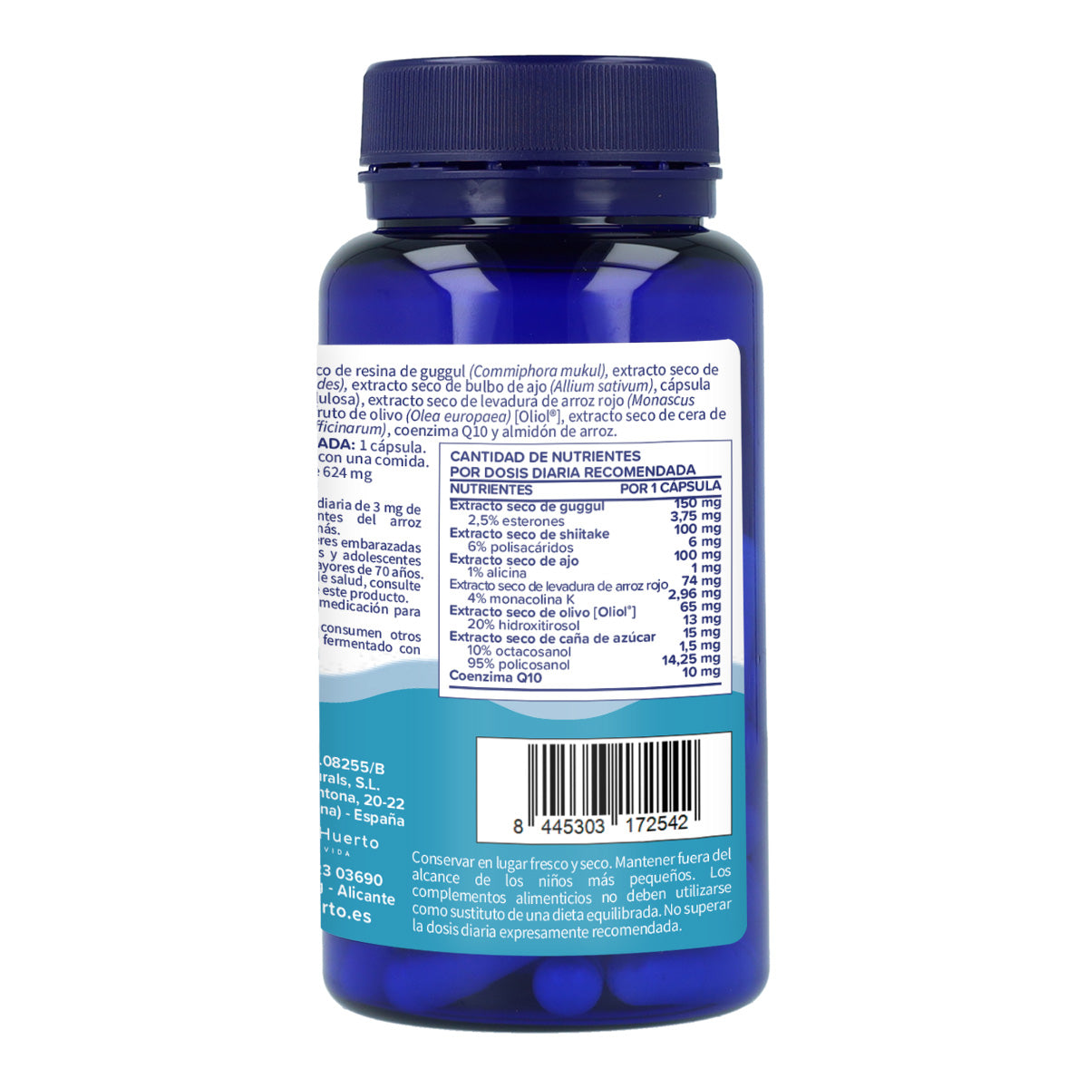 ZeroColestiol levure de riz rouge et Coenzyme Q10 Planeta Huerto 60 cap