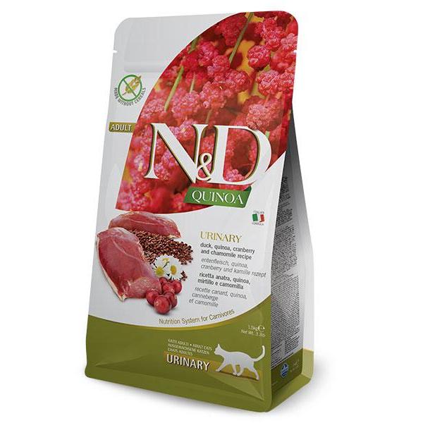 ND Quinoa Urinary pato Karma dla kotów Farmina 1,5 kg