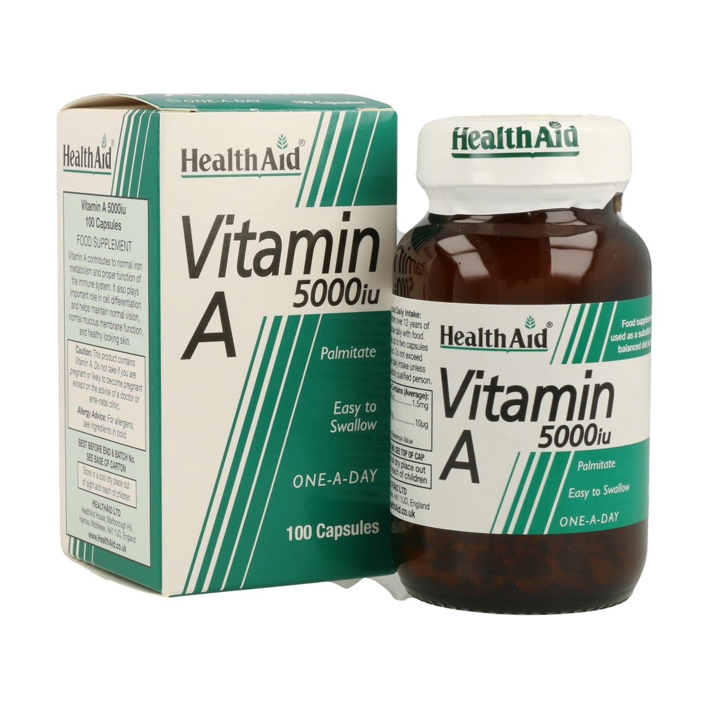 Vitamina A 5.000 Ui 100 Caps Health Aid