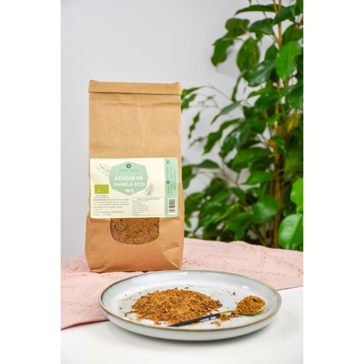 Confezione 2 x ECO Planeta Huerto Panela Zucchero 1kg